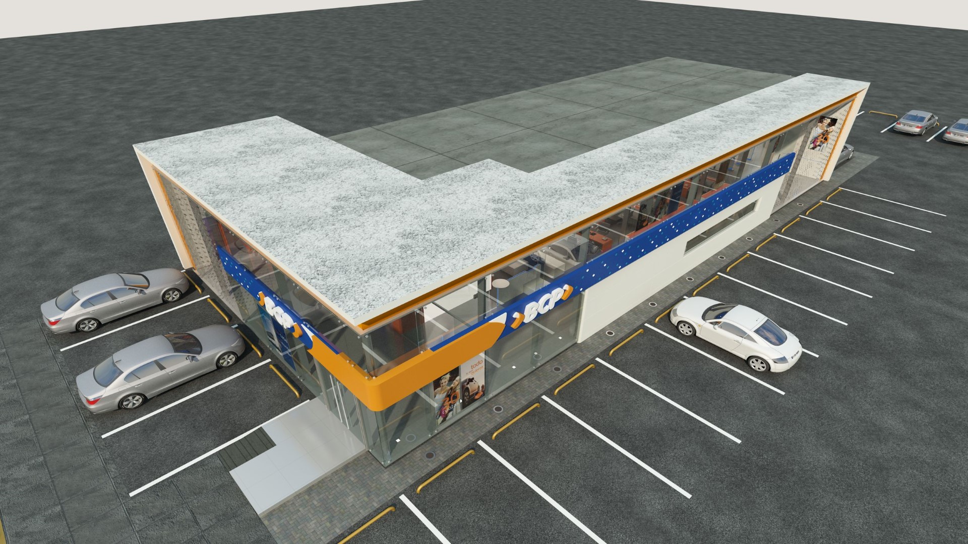 Nueva imagen Banco de Crédito por Vértice Arquitectos Lima Perú